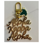 The Pretty Script Key & Bag Charm