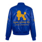 Pretty Poodle Bomber Jacket  💙💛  - Greater Legacy Edition
