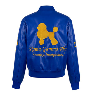 Pretty Poodle Bomber Jacket  💙💛  - Greater Legacy Edition