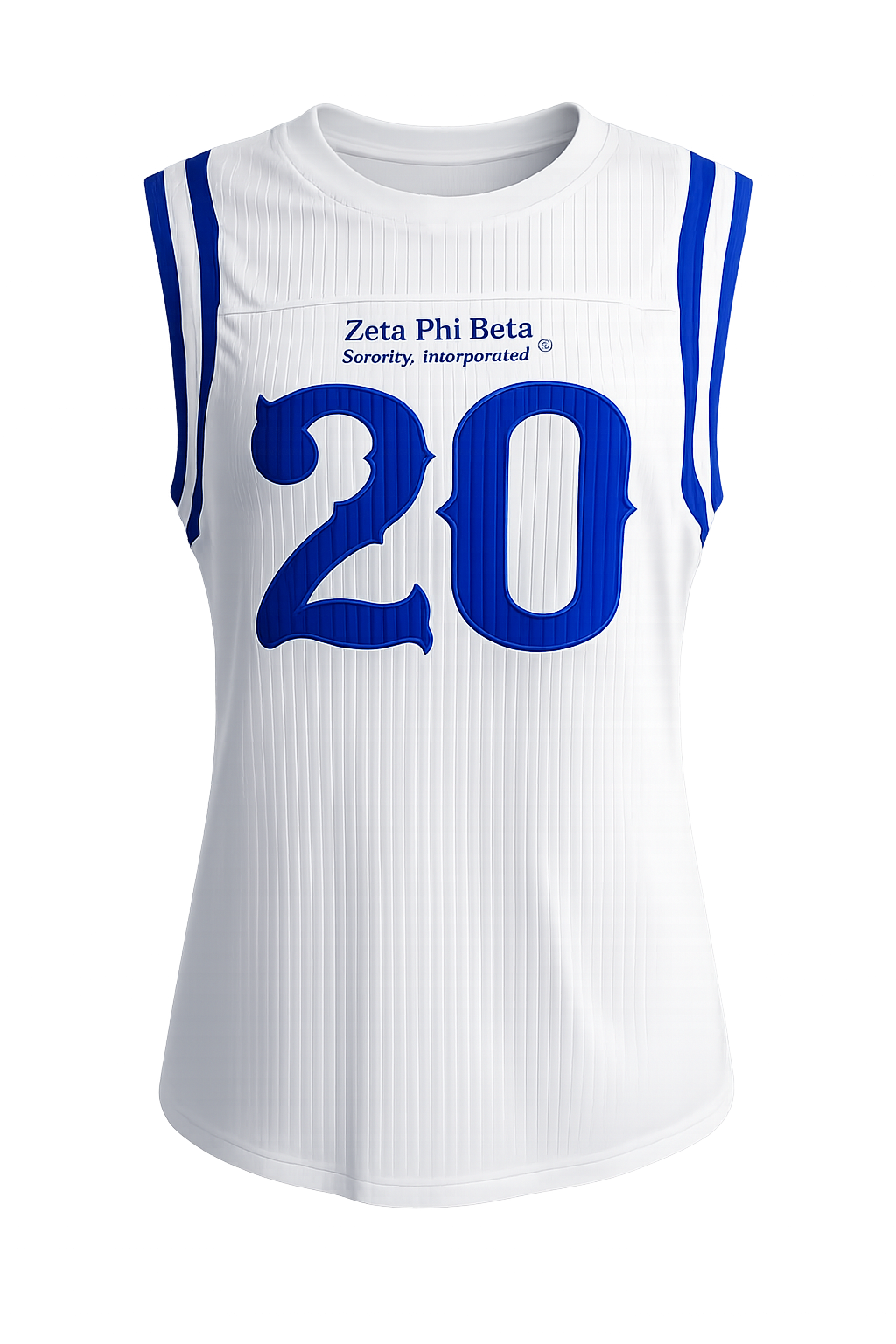 The Finer '20' Ribbed Jersey Tank
