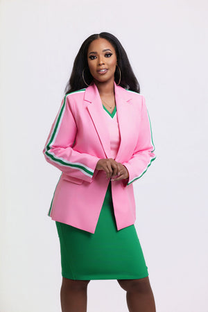 The Pretty Pink Elegance Blazer – Boule Exclusive