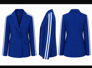 The Finer Elegance Blazer – Royal Blue Edition