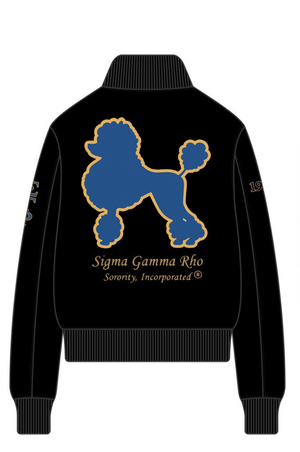 Pretty Poodle Bomber Jacket (Coming Soon) 💙💛