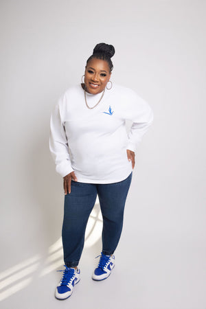 Dove  Puff Long Sleeve Tee