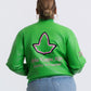 Gorgeous in Green Bomber Jacket ( Boule Exclusive)