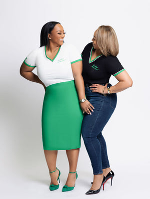 The Pretty Motto Perfect Tee - Black Out Version