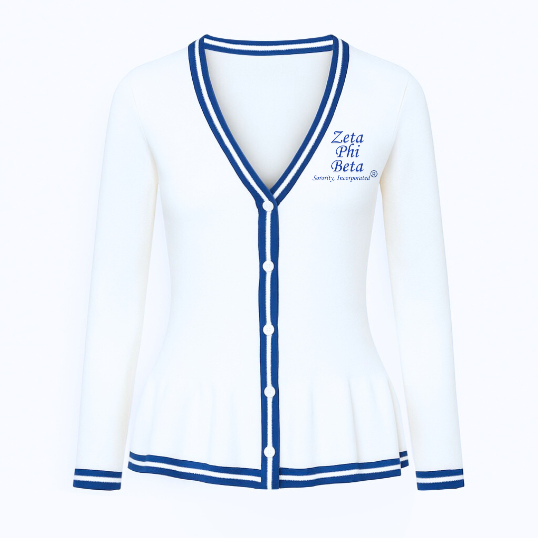 Finer Peplum Cardigan (fitted)